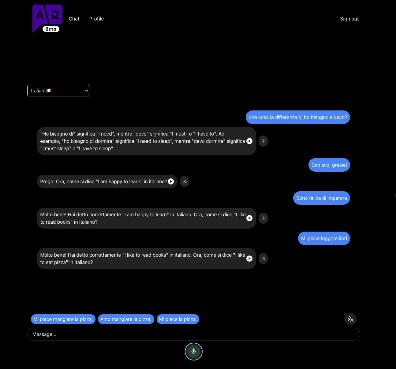 Parla Screenshot